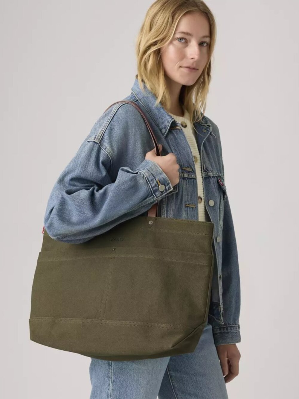 Levi's Green Heritage Tote-all Bag/NWT